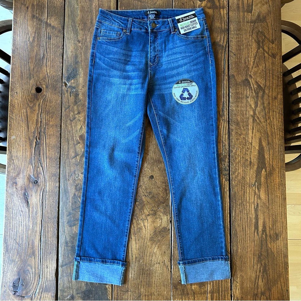 NWT Women’s Blue Jeans d. jeans ANKLE CUFF size 6